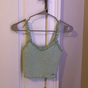 Green Hollister Tank Top